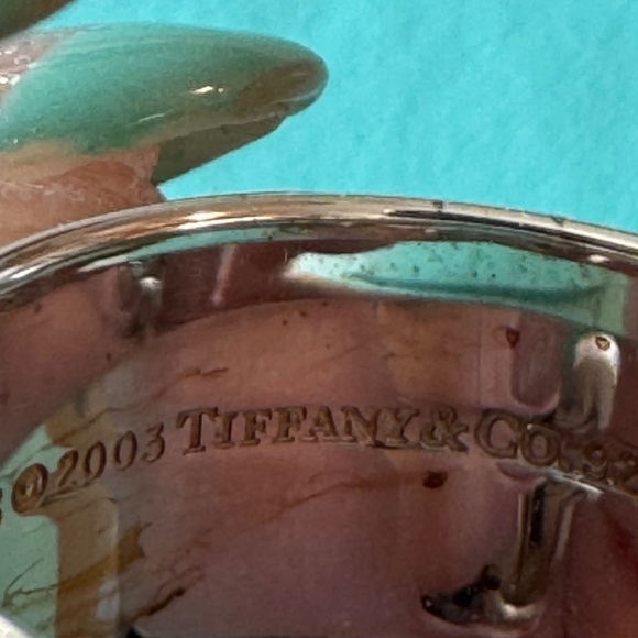 Vintage Tiffany & Co Atlas Ring in Sterling Silver size 4.5 - Picture 4 of 6